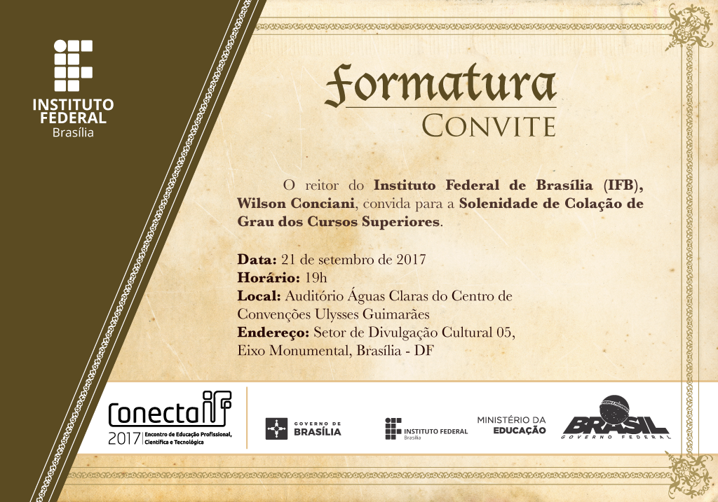 formatura convite