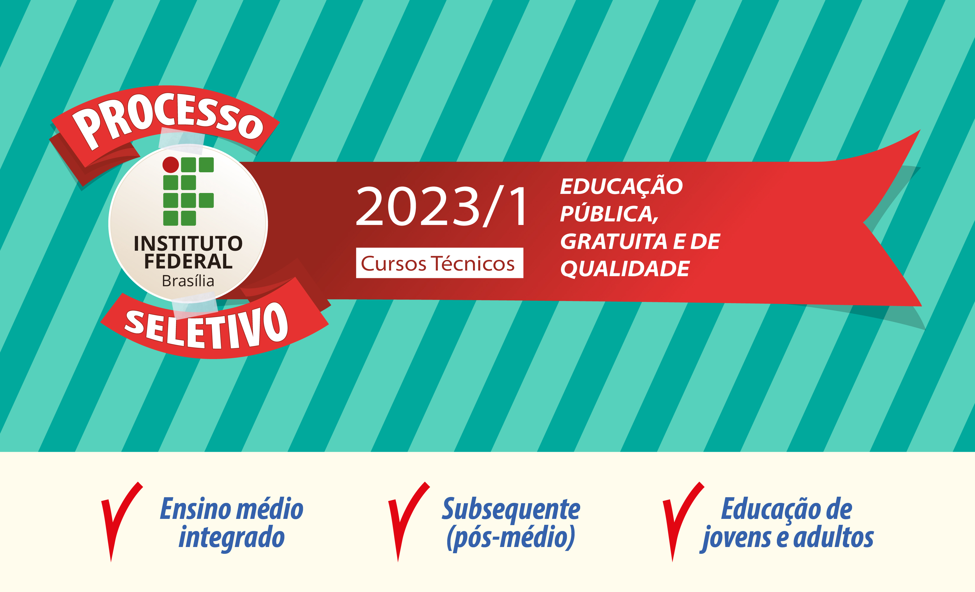 Prazo para inscrições em cursos do IFB terminam nesta sexta (7/1)