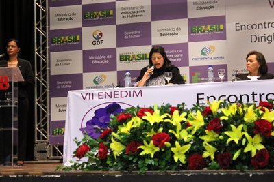 Falas durante a abertura do VII Enedim.
